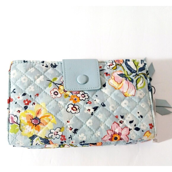 Vera Bradley RFID 3-in-one Wallet Wristlet Crossbody Bag Floating Garden - Picture 1 of 11